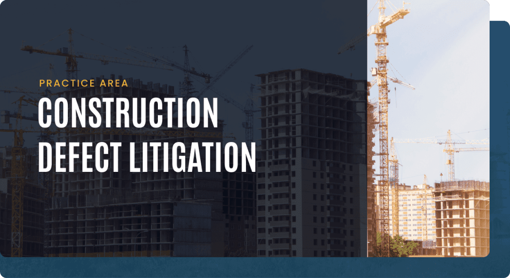 Construction Defect Litigation 1