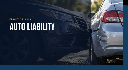 Auto liability practice area banner
